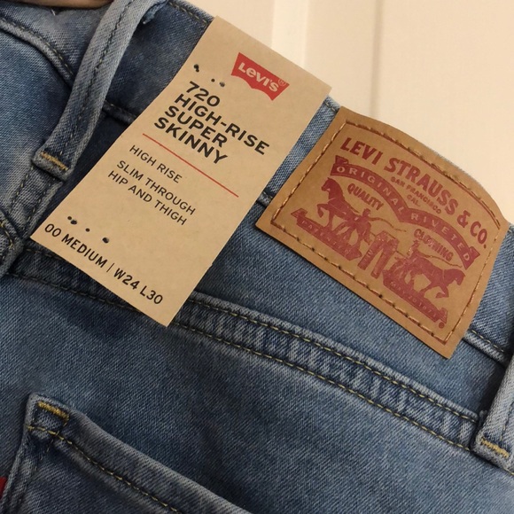 720 high rise super skinny jeans - Picture 7 of 7